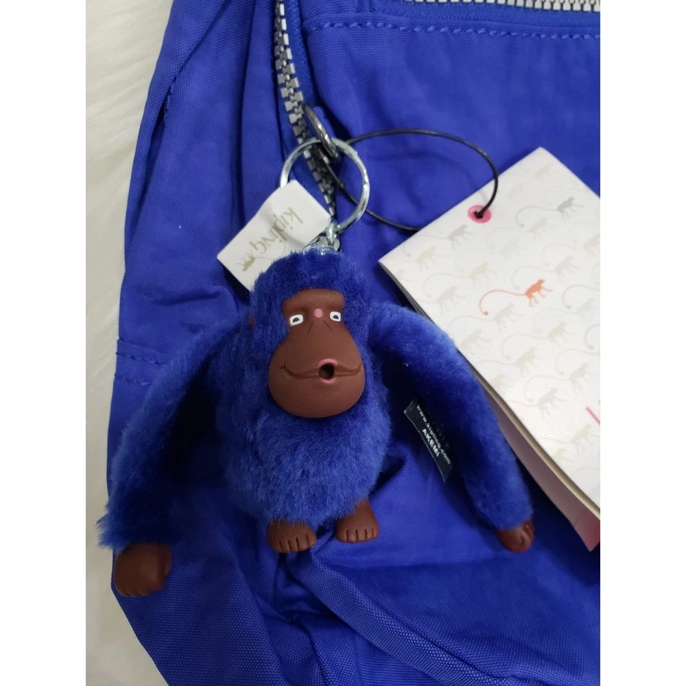NEW‎ KIPLING Nylon Challenger School Backpack GLASS BOTTOM BLUE BOY GIRL SCHOOL